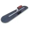 24 X 5" Blue Steel Finishing Trowel-Fully Rounded w/Curved DuraSoft® Handle