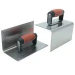 8 X 4 inch Corner Trowel Set-82º (cove & nose tool) for Concrete Steps