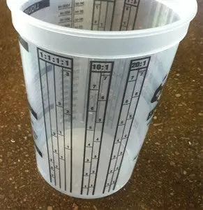 Concrete Sealer and Admix Measuring Mixing Cups 40 oz, 10/100 pack - Image 5