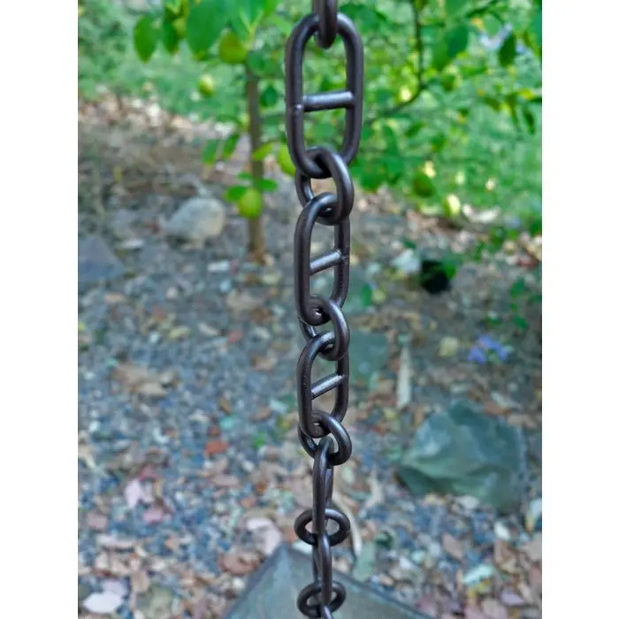 Cast Aluminum Anchor Link Chain- Bronze powder Coat - Image 2