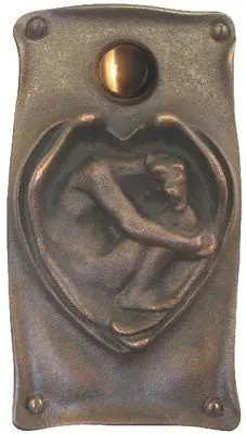 Antique Doorbell 1613 Art Nouveau Style