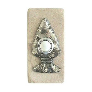 Arrowhead Accent with Doorbell Button on Stone - Image 2
