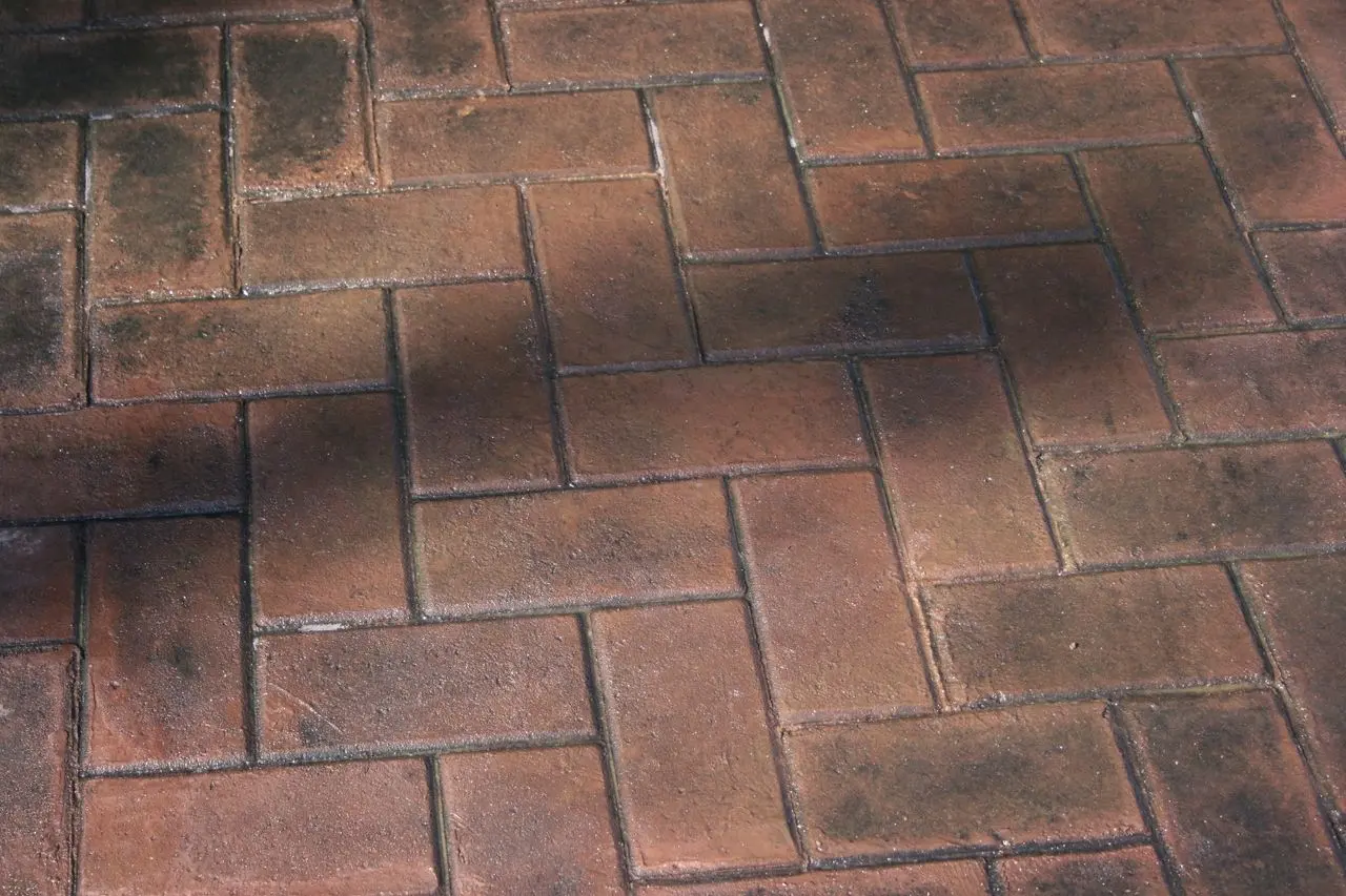 Brick Concrete Stamps - Herringbone Paver - Image 2