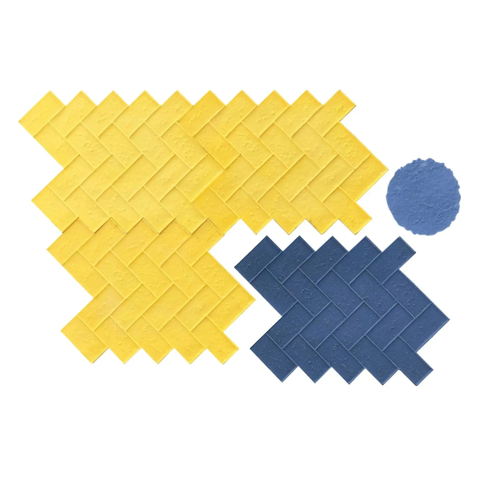 Brick Concrete Stamps - Olde Town Herringbone - Image 7