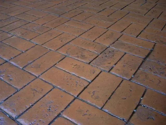 Brick Concrete Stamps - Worn Brick Basketweave - Image 4