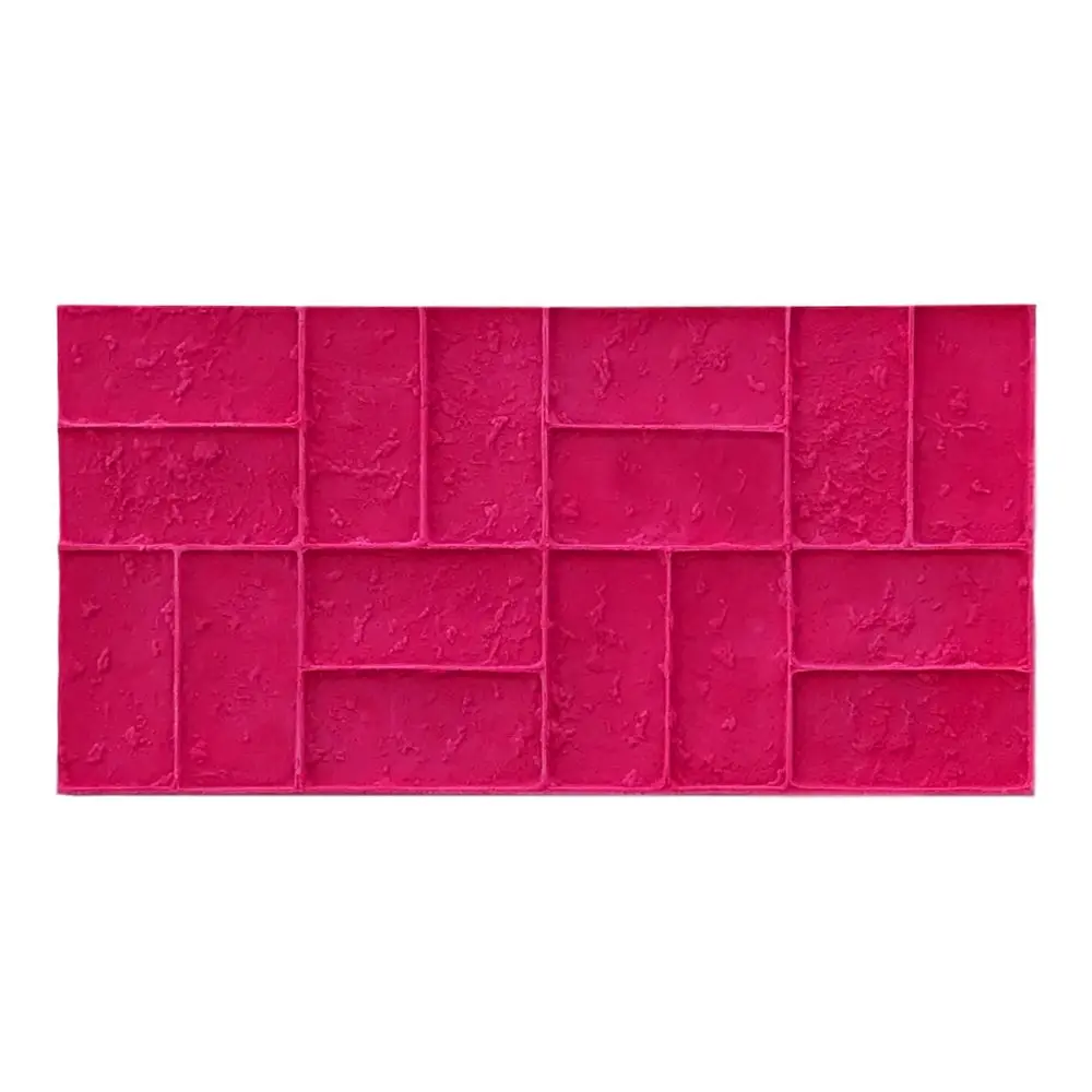 Brick Concrete Stamps - Worn Brick Basketweave - Image 7