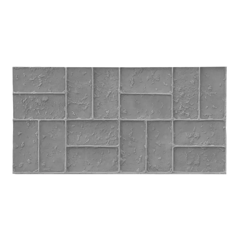 Brick Concrete Stamps - Worn Brick Basketweave - Image 8