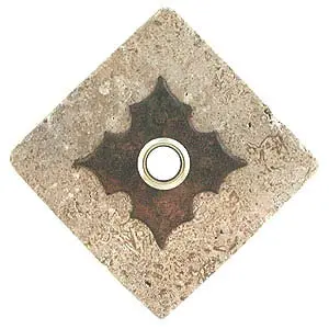 Clavos Rustic Steel Stone Doorbell