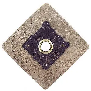 Clavos Stone Doorbell in Pewter, Brass, ORB or Bronze - Image 2
