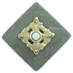 Clavos Stone Doorbell in Pewter, Brass, ORB or Bronze - Image 3