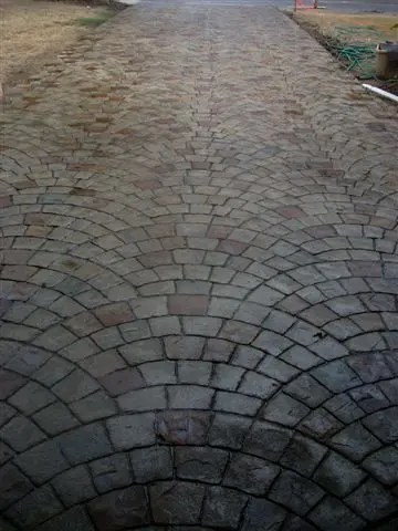 Cobble Concrete Stamps - Roman Fan - Image 2