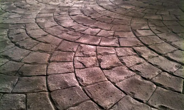 Cobble Concrete Stamps - Roman Fan - Image 3