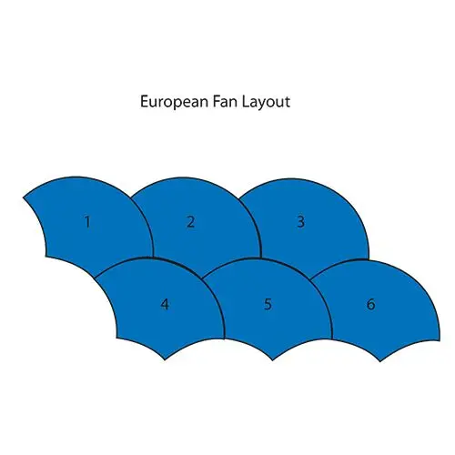 Cobble Concrete Stamps - Roman Fan - Image 9