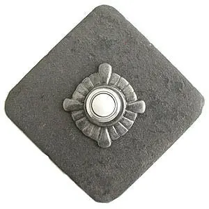 Compass Stone Doorbell in Pewter, Brass, ORB or Bronze - Image 3
