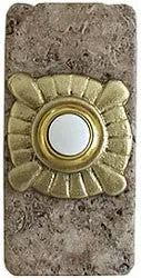Compass Stone Doorbell in Pewter, Brass, ORB or Bronze - Image 7
