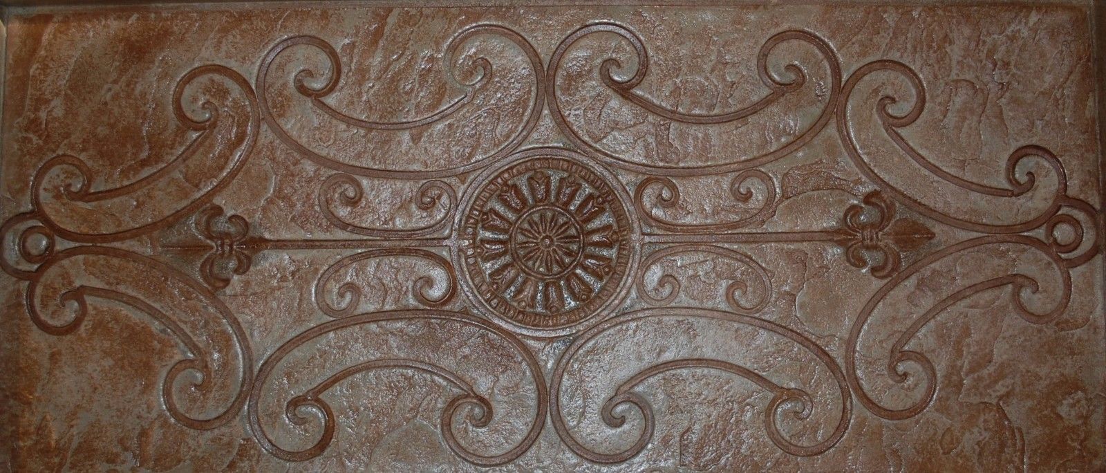 Concrete Accent Stamp Mat - 28" Decorative Scroll - Image 6