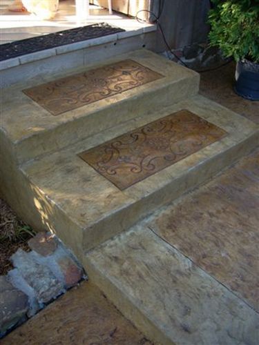 Concrete Accent Stamp Mat - 28" Decorative Scroll - Image 7