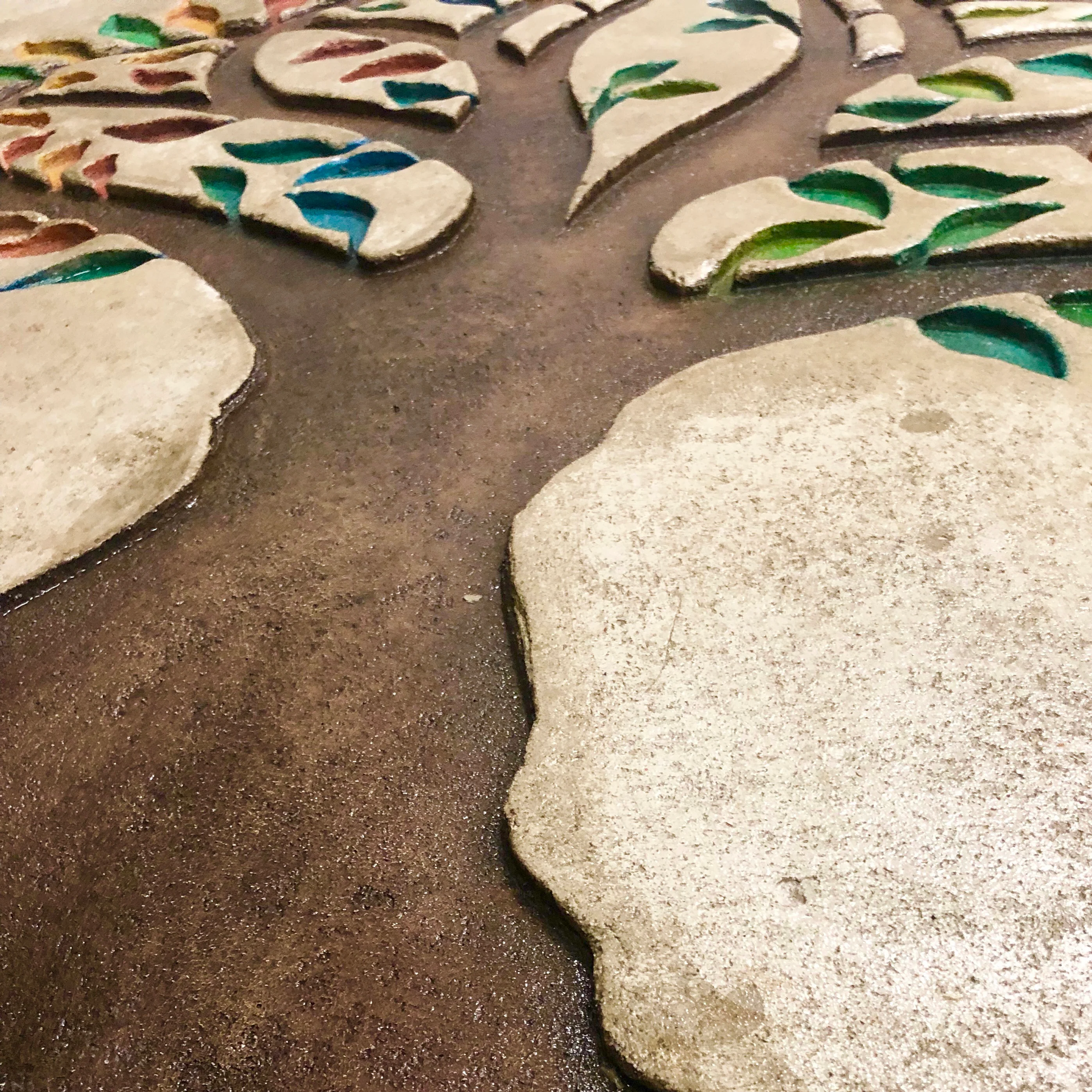 Concrete Accent Stamp Mat - 36" Tree of Life - Image 7