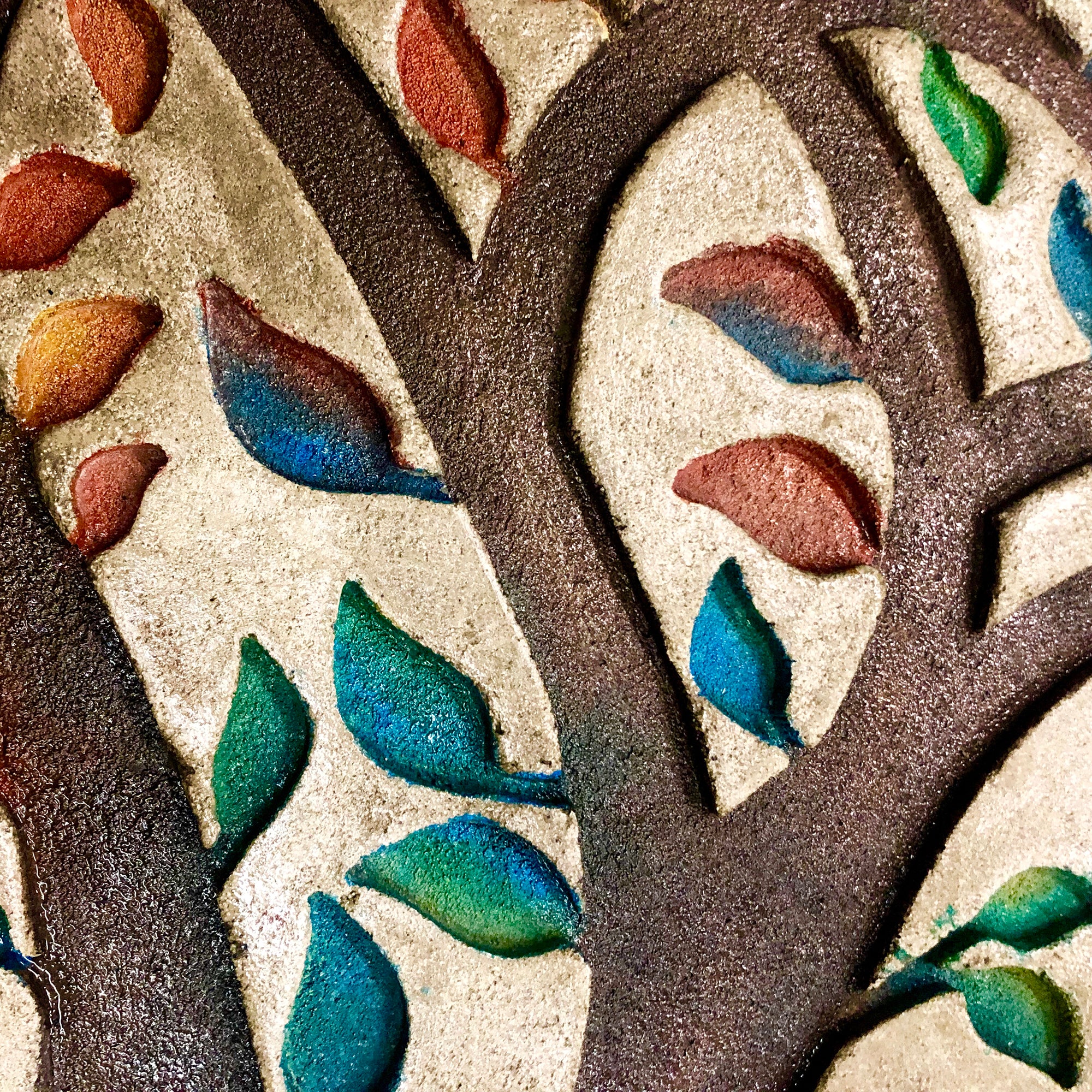 Concrete Accent Stamp Mat - 36" Tree of Life - Image 8