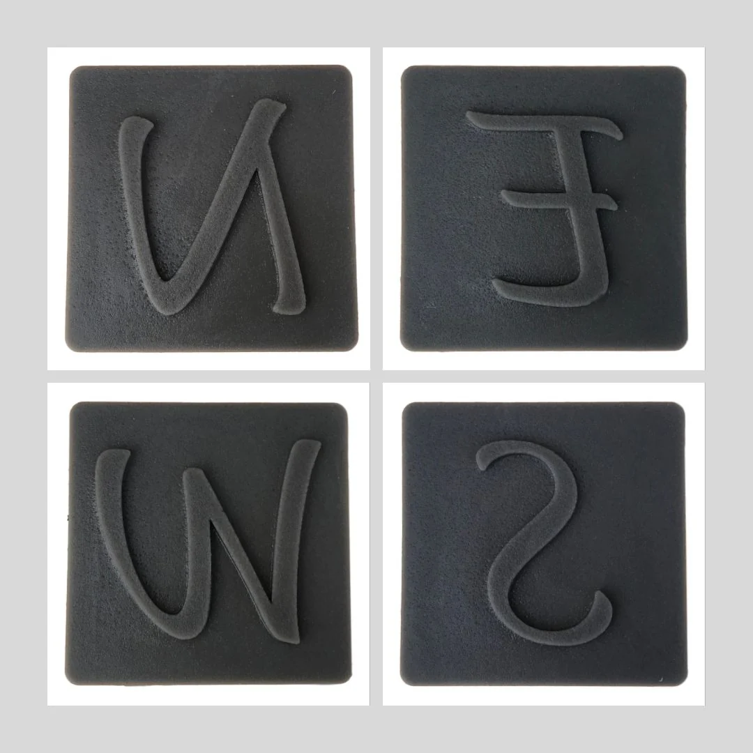 Concrete Accent Stamp - N E S W (North, East, South, West)