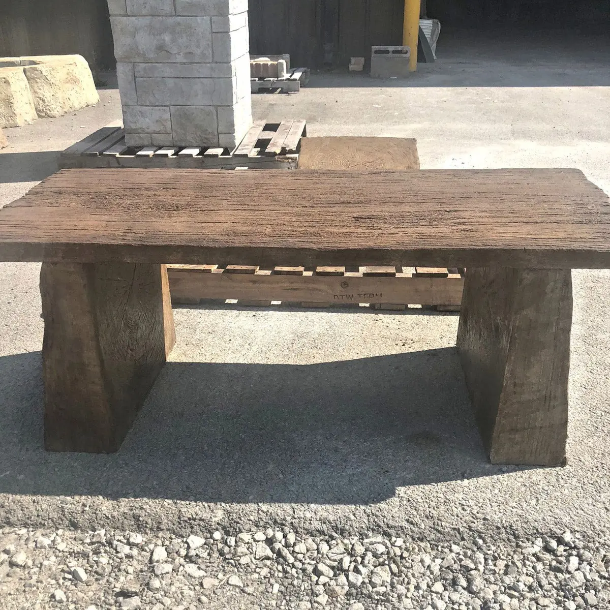 Concrete Bench Mold - Barn Wood Plank - Image 6