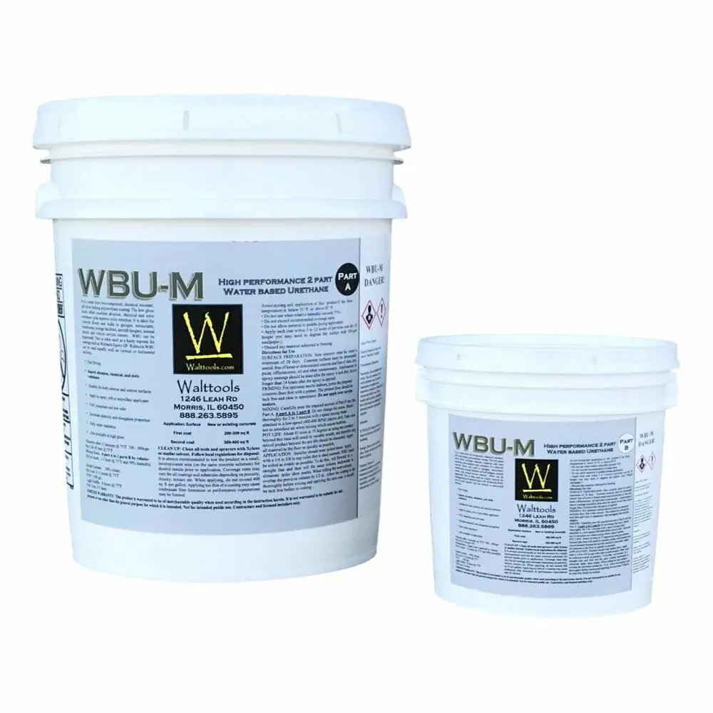 Concrete Coating- Water Based Polyurethane - WBU-M (Matte) - Image 6