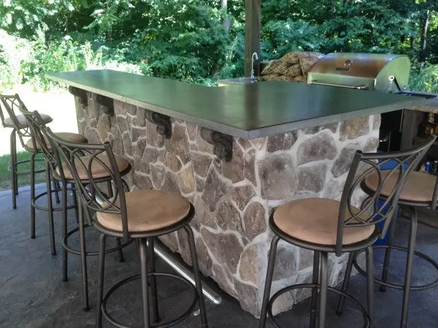 Concrete Countertop Plastic Forms - Cast In Place - Flat Square Edge - Image 4