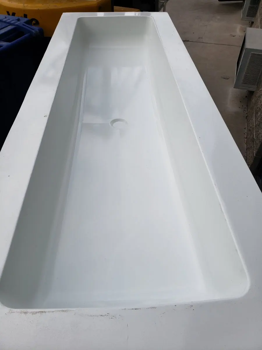 Concrete Sink Mold SDP-55 Trough Design (54") - Image 3