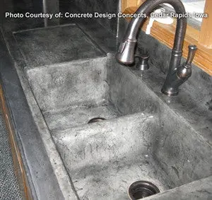 Concrete Sink Mold SDP-38 Kitchen Double Basin (30"x16.25"x9.75") - Image 6