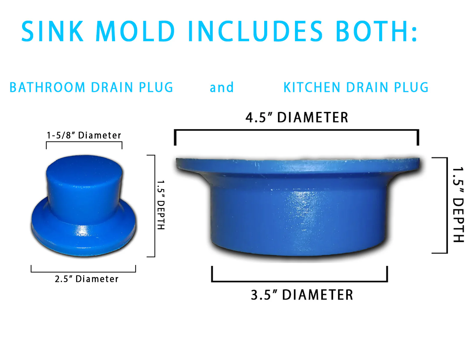 Concrete Sink Mold SDP-24 Farm (24"x15") Depth (3" or 5" or 8") - Image 4