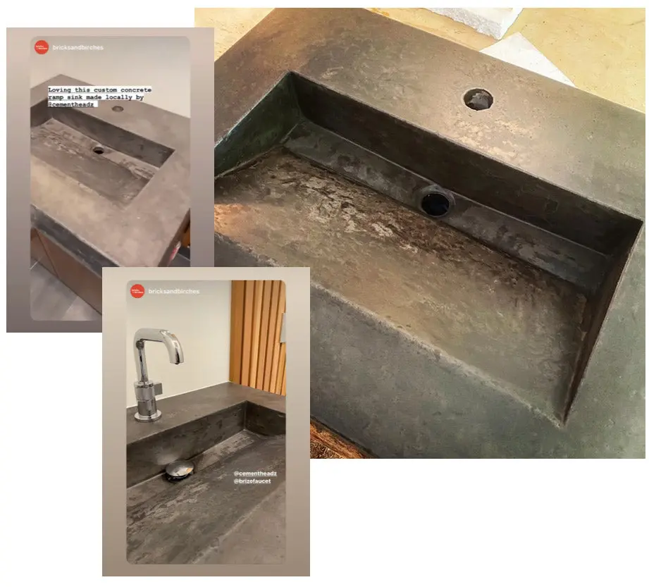 Concrete Sink Mold SDP-29 Traditional Ramp (20.25"x14.75"x6") - Image 2
