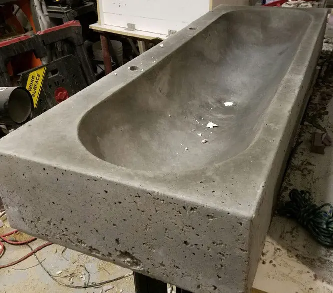Concrete Sink Mold SDP-5 Trough Design (48.25"x13.25"x6") - Image 2