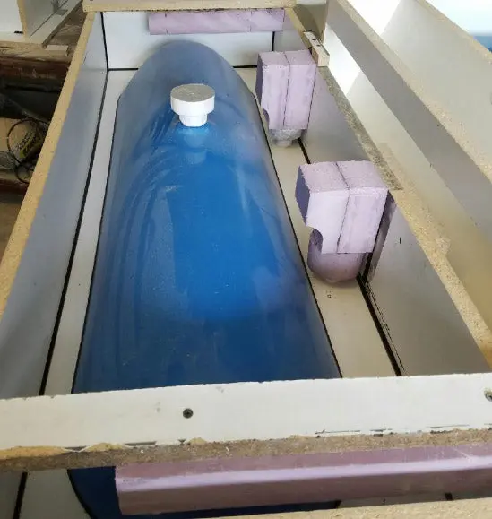 Concrete Sink Mold SDP-5 Trough Design (48.25"x13.25"x6") - Image 5