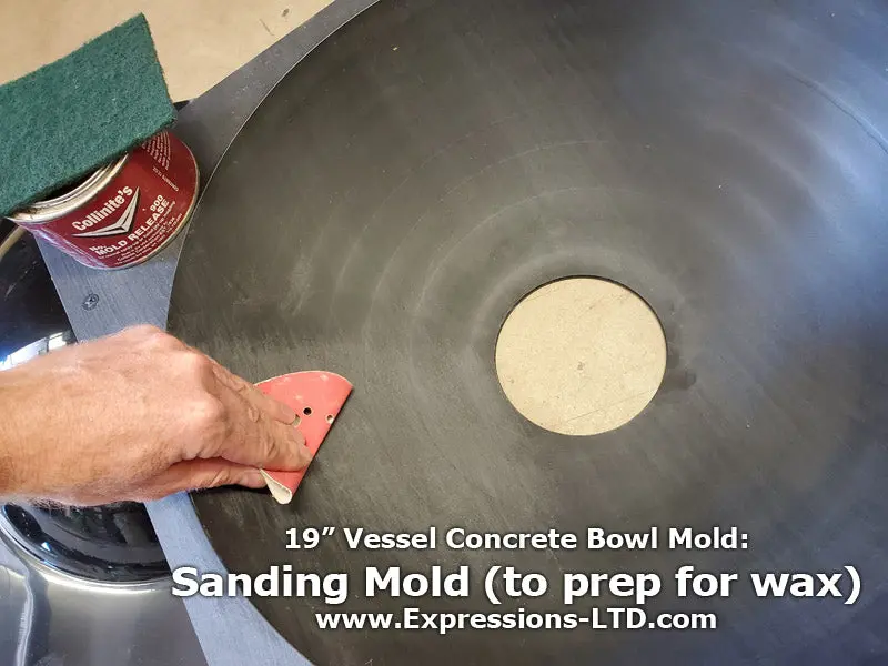 Concrete Vessel ABS Sink Mold DPM-20 Bowl (19"x6") - Image 3