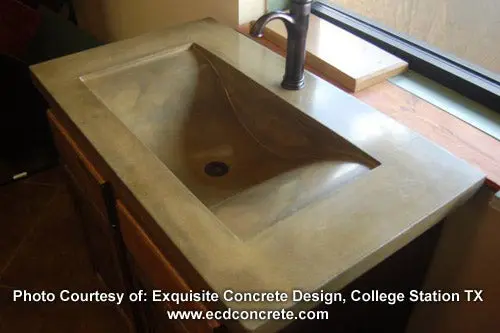 Concrete Sink Mold SDP-25 Wave Lavatory Drain (29"x14.25"x6.75") - Image 2