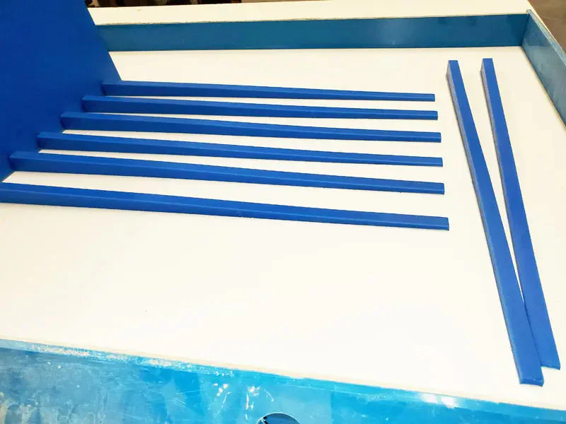 Concrete Drainboard Groove Molds, Reusable Rubber - Image 3