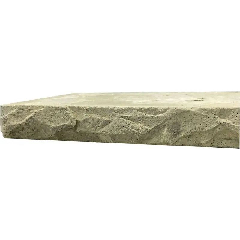 Concrete Edge Form Liner - Heavy Chiseled Slate (2.25" and 3.5" Heights) - Image 6