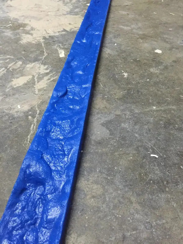 Concrete Edge Form Liner - 4" Rough Rock - Image 3