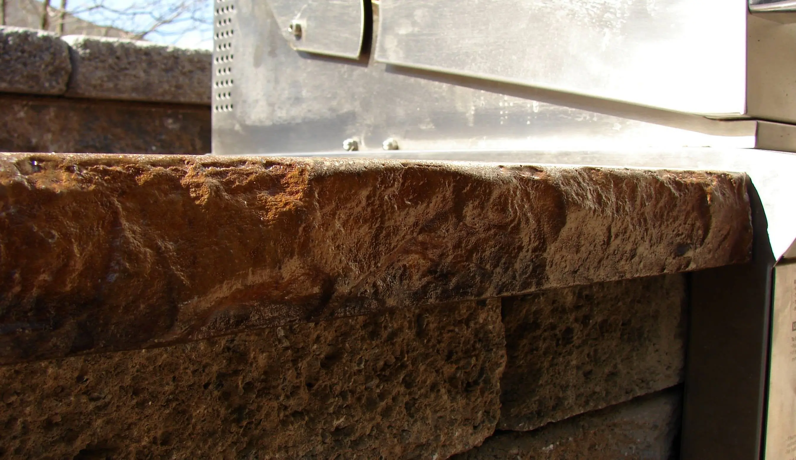 Concrete Edge Form Liner - 4" Rough Rock - Image 6