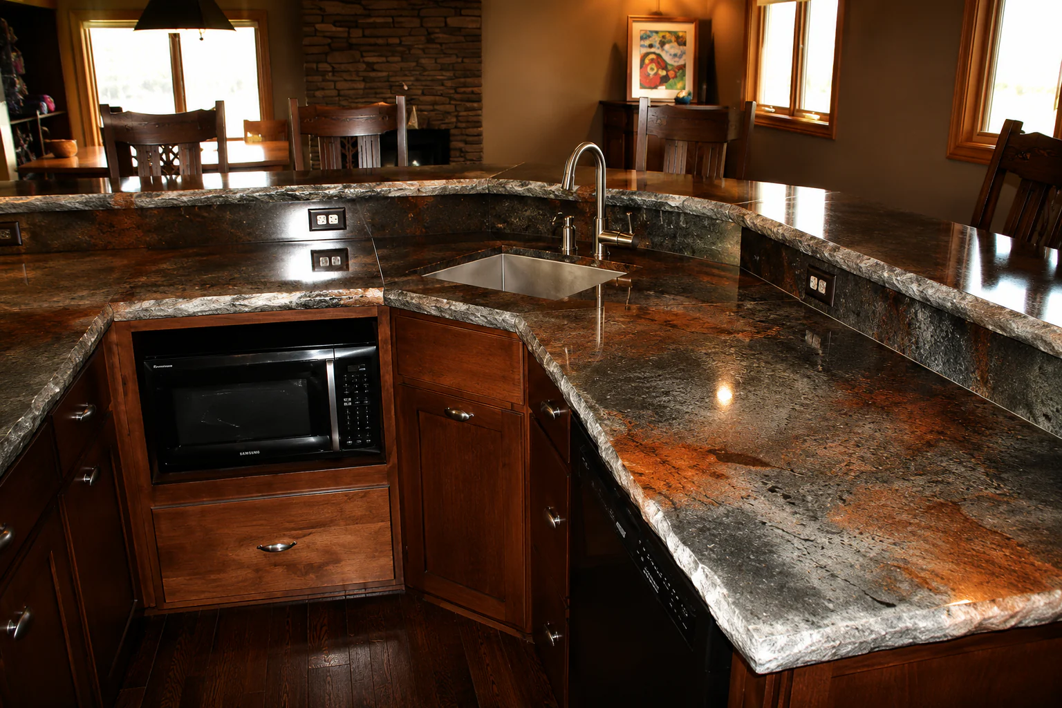 Concrete Edge Form Liner - 1.5" Chiseled Rock - Image 3