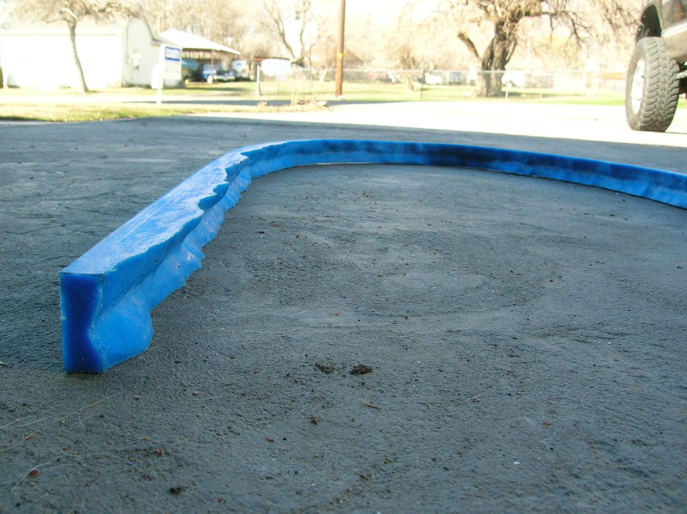 Concrete Edge Form Liner - 1.5" Chiseled Rock - Image 5