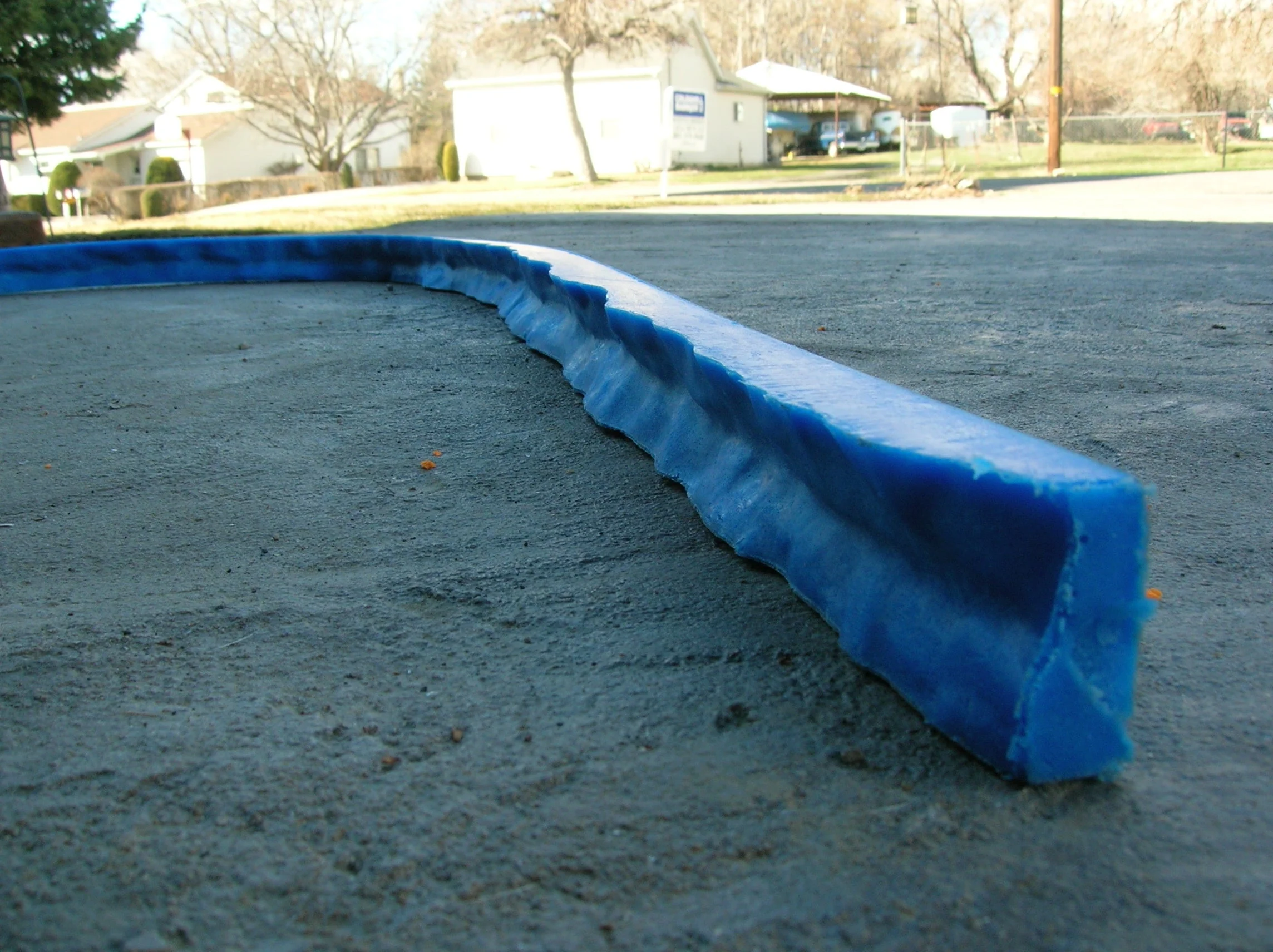 Concrete Edge Form Liner - 1.5" Chiseled Rock - Image 6