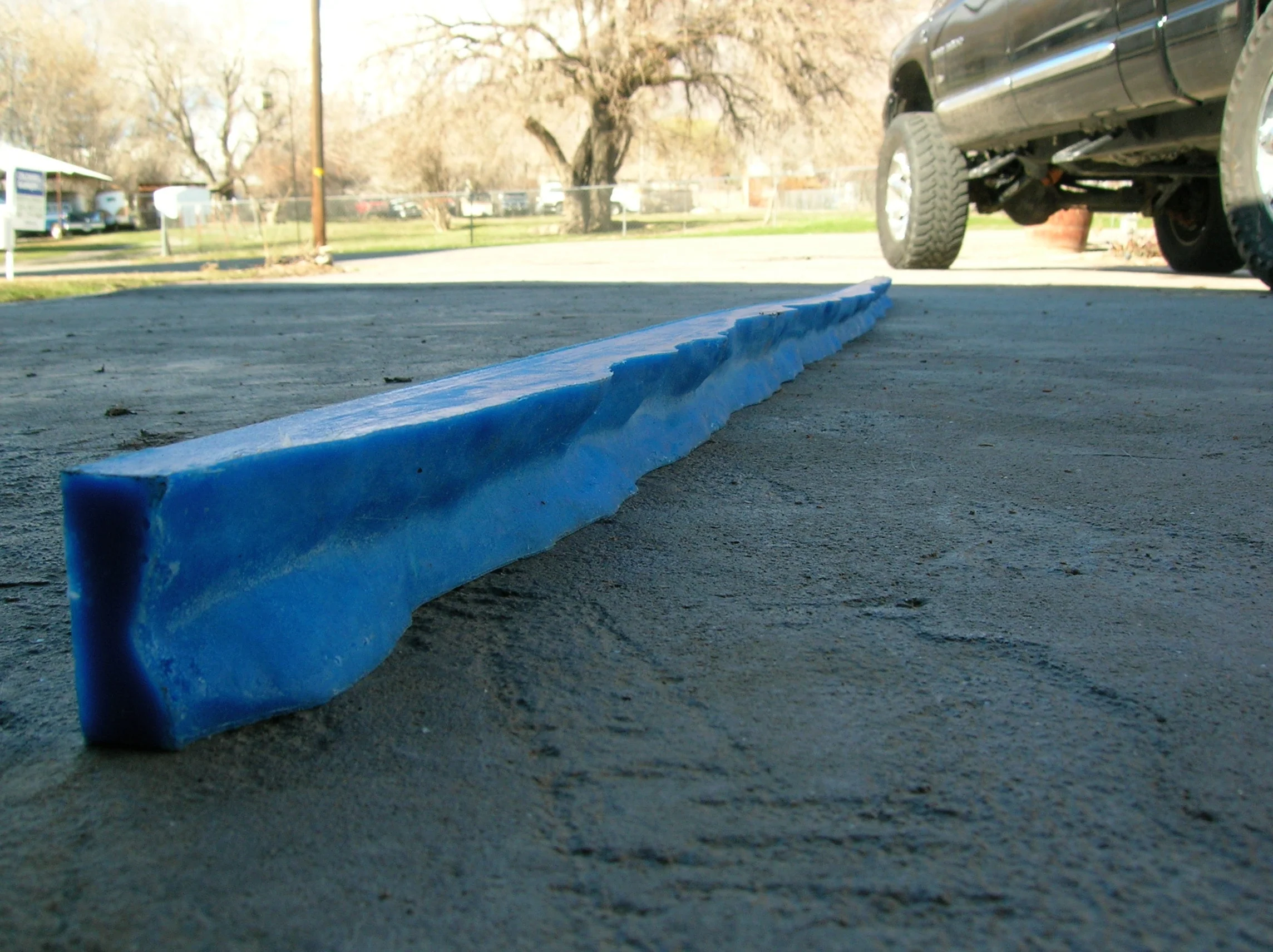 Concrete Edge Form Liner - 1.5" Chiseled Rock - Image 7