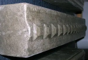 Concrete Edge Form Liner - 2" Craftsman Dentil - Image 4