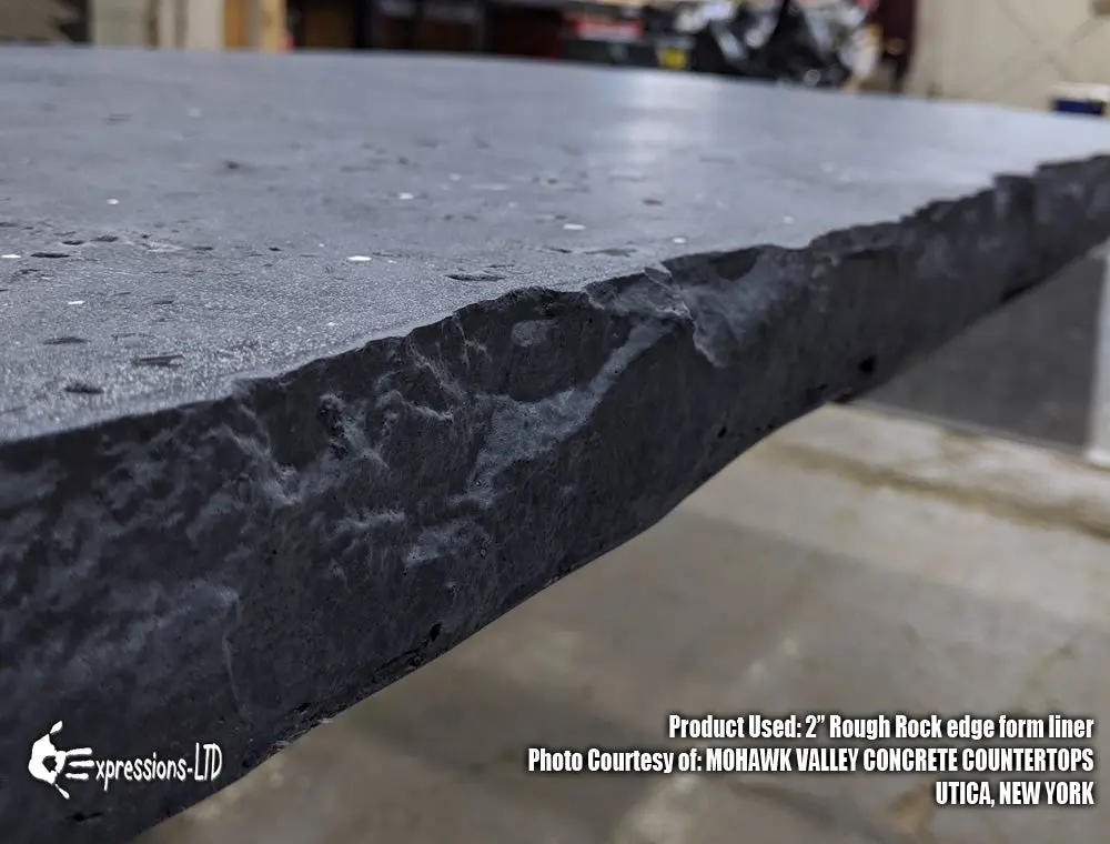 Concrete Edge Form Liner - 2" Rough Rock - Image 5