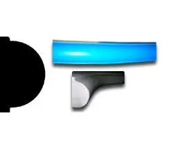 Concrete Edge Form Liner - 2" Round