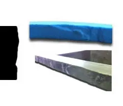 Concrete Edge Form Liner - 2" Sandstone Slate