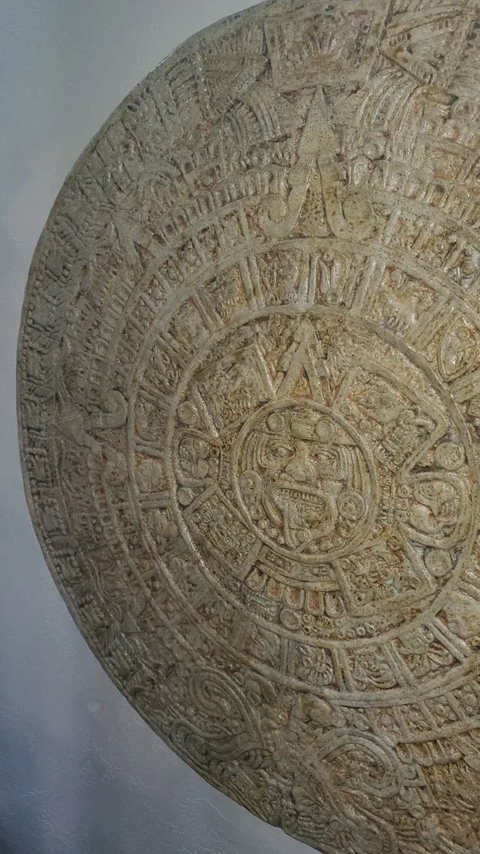 Concrete Aztec Mayan Calendar Wall Art Medallion Mold, SDP-69 - Image 8