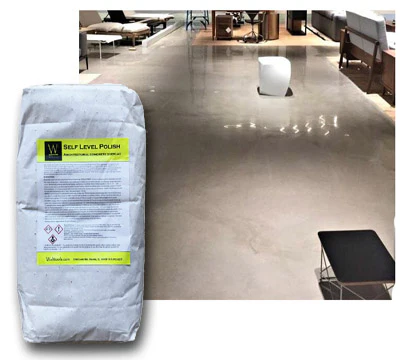 Concrete Overlay - Self Leveling Polishable Cement Coating