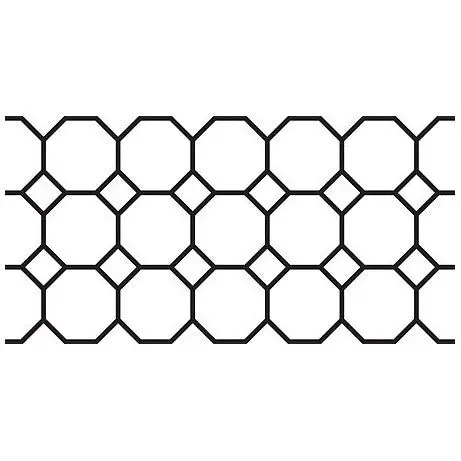 Concrete Paper Stencil - 10" Octagon Tile - Image 2